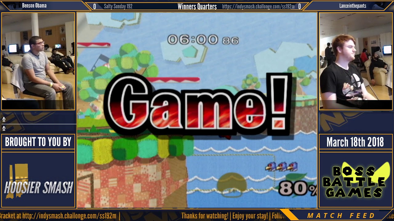 SS192 [Melee] - Benson Obama (Mario) vs Lanceinthepants (Falco) - Winners Quarters