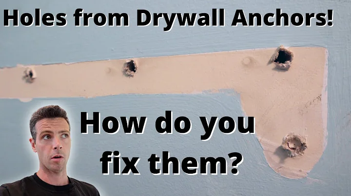 Fixing Big Holes from Drywall Anchors!