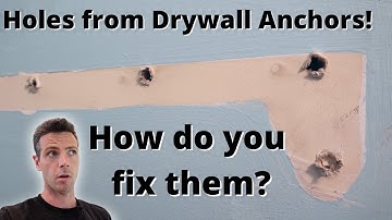 Fixing Big Holes from Drywall Anchors!