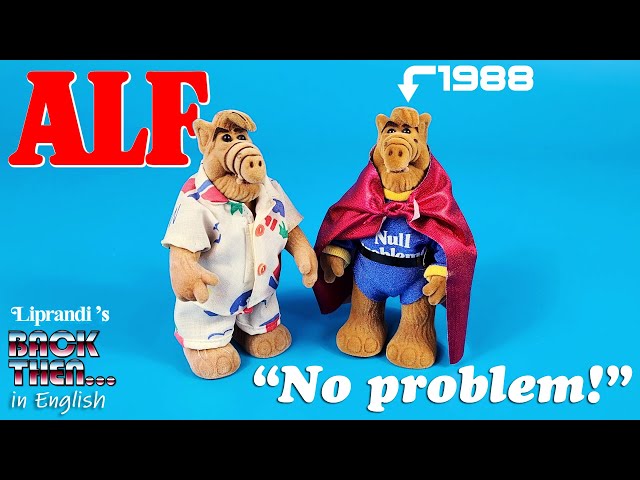 Peluche ALF Avec Ventouse - 25 Cm - Année 1988 - Neuf - 'No Problemo !'