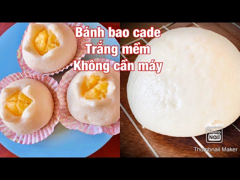 Video Bánh bao nhân trúng/ Bánh bao cade/ Bánh bao trắng mềm... - youtube
