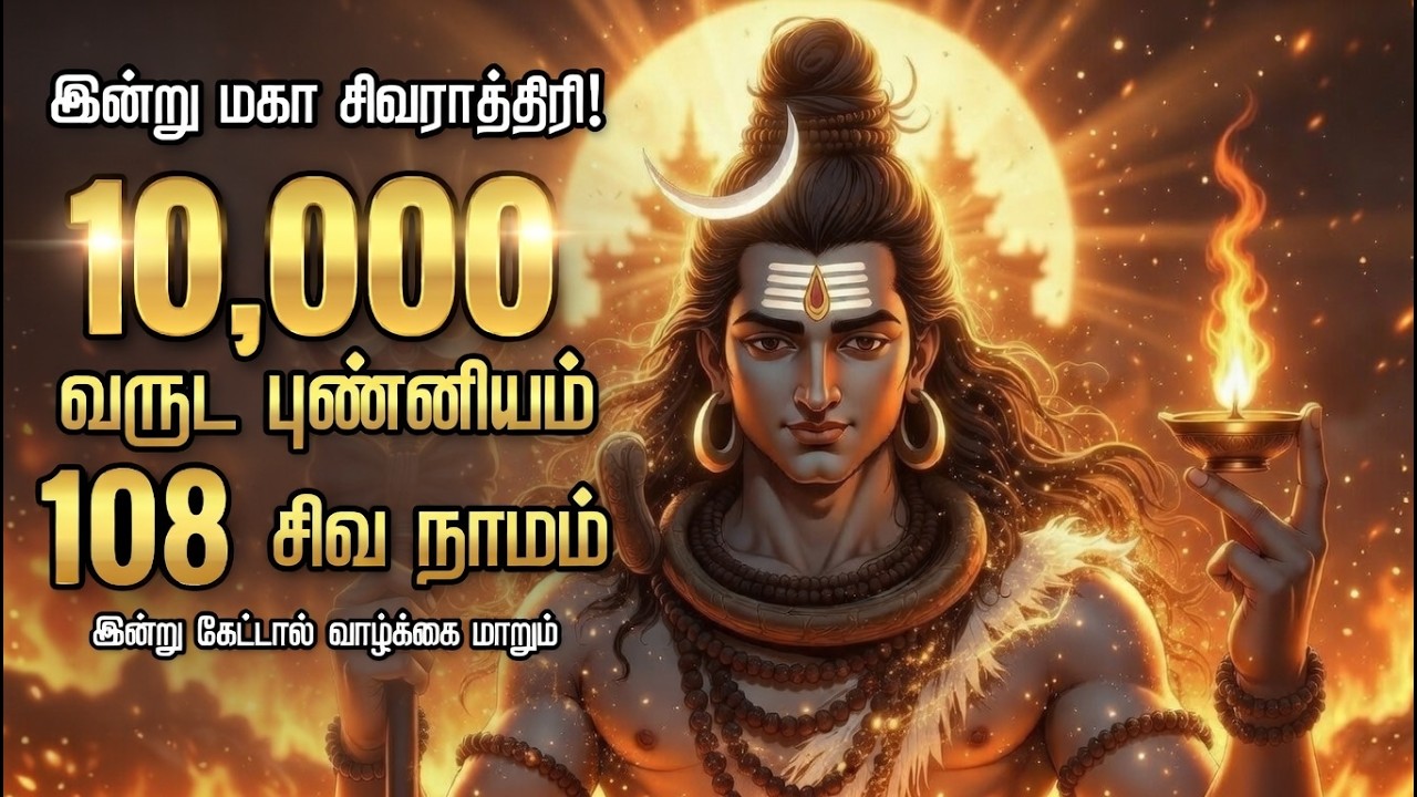 Maha Shivaratri Special | Om Namah Shivaya 108 Potri | சிவராத்திரி சிவன் நாமம் | Blessing of Mahadev