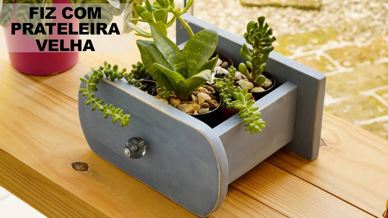 RECICLANDO PRATELEIRA VELHA SEM PARAFUSAR - FAÇA VOCÊ MESMO | DIY