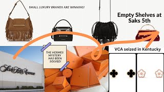 Fashion News: Luxury Store in Trouble, Small Luxury Brands Winning, Hemes Mystery Solved!