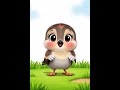 Learn English with Sparrow 🐦 | Birds Name in English | Kids Learning  #eslkids #birds