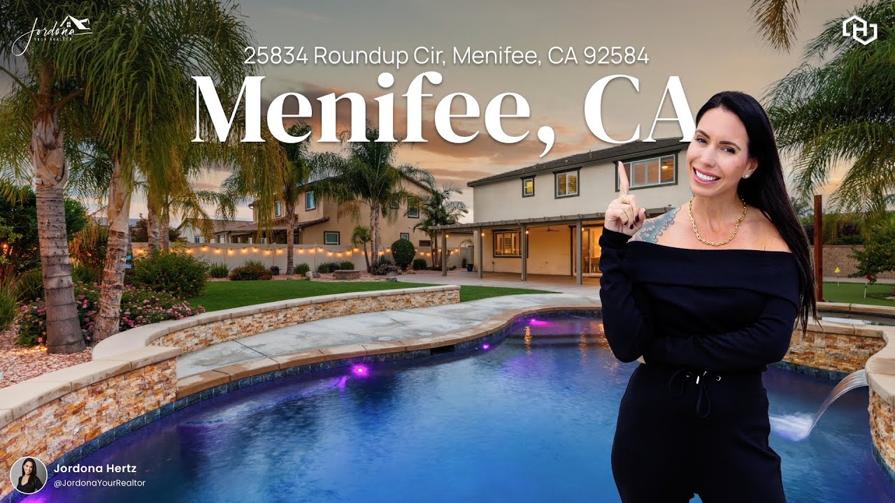Menifee pool home on a quarter acre 