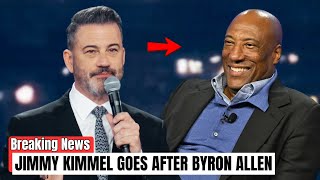 Jimmy Kimmel Pokes Fun at Stephen Colbert's CBS Replacement Byron Allen: How Did He Get So Rich?