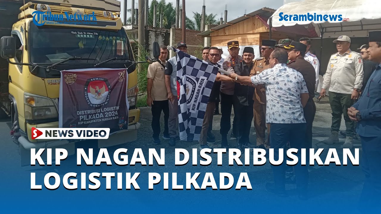 KIP Nagan Raya Distribusikan Logistik Pilkada, Dilepas Pj Bupati Bersama Forkopimda