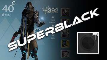 HOW TO GET THE SUPERBLACK SHADER! (Tutorial) - Destiny