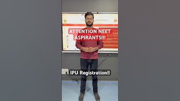 Attention NEET Aspirants!!! IPU Registrations have begun! #neet #aiims #neetregistration
