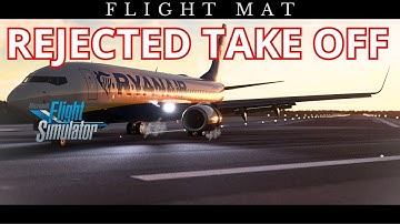 How to make a rejected take off?| Boeing 737-800 PMDG
