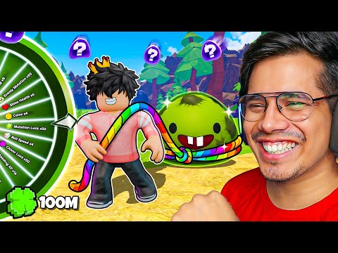 I COMPLETED SLIME RNG WITH ADMIN ABUSE | ROBLOX 😱