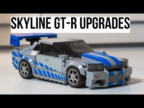 LEGO Nissan Skyline GT-R 76917 modifications + upgrades 