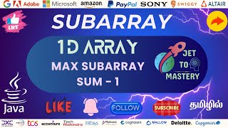 Max Subarray Sum | T.C=O(n^2)