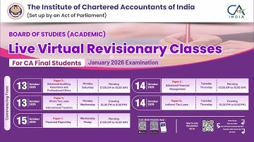Final Paper 1: FR | Topic: Ind AS 7: Statement of Cashflows | Session 1 | 10 Dec, 2025