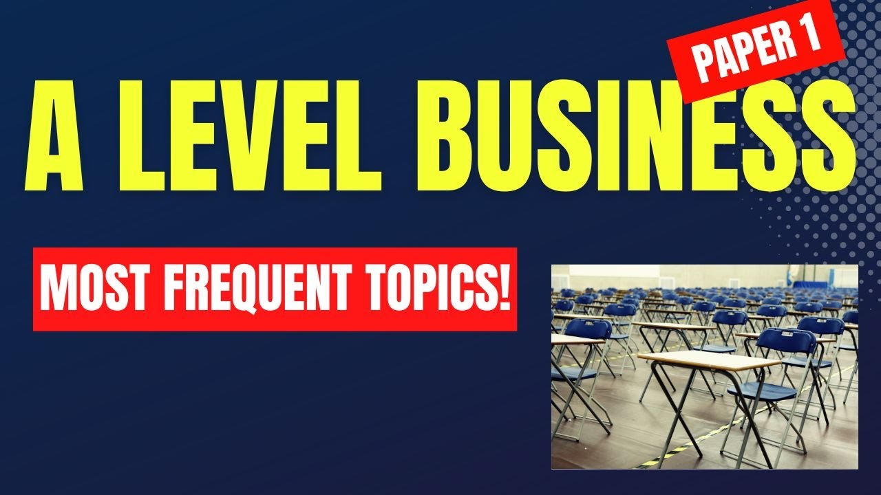 Most Frequent A Level Business Paper 1 Topics & Questions EDEXCEL A