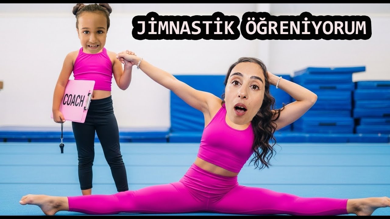 jİMNASTİK HAREKETLERİ YAPIYORUM NİL ÖĞRETMENİM OLDU