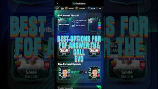 Best Options for FOF Answer the Call Evolution (EVO) on MADFUT 26 #madfut #evo