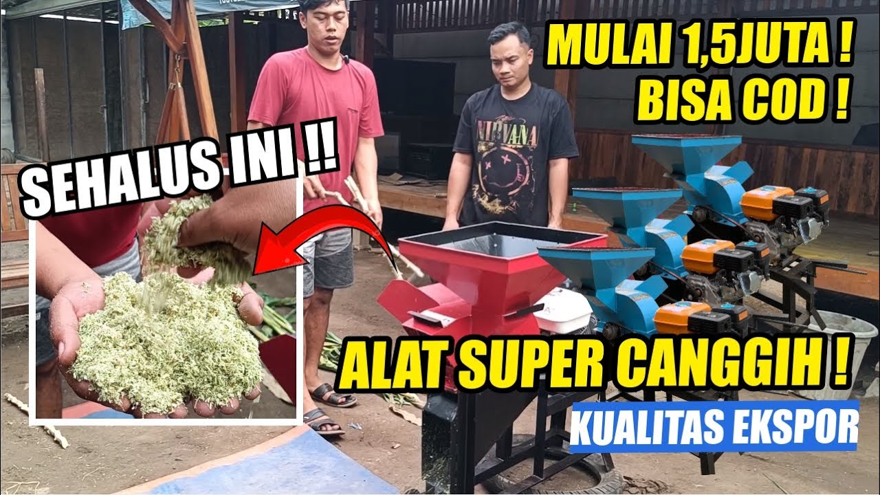 SECANGGIH INI ‼️😯 CACAH RUMPUT INI SANGAT MEMBANTU PARA PETERNAK INDONESIA - MULAI 1,5JT BISA COD ✅