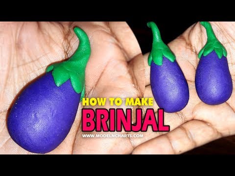 how to make clay models of fruits and vegetables