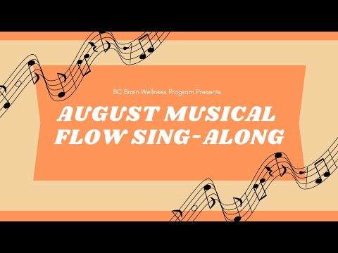 August Musical Flow Sing-Along