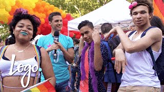 NYC Pridefest 2016 | Come Through the Rainbow Arches | Logo