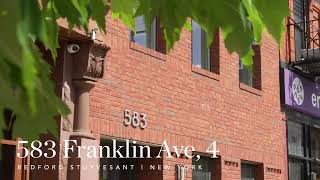 Virtual tour of 583 Franklin Avenue, 4 in Brooklyn, New York