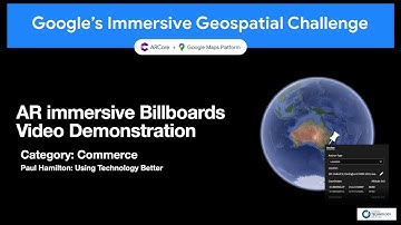 Google Immersive Geospatial Video demonstration