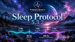 Sleep Protocol 5.3.2 | Progressive Theta →Delta Binaural & Isochronic Entrainment | Frequency Tuning