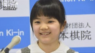 小4の仲邑菫さん　囲碁棋士試験合格　最年少プロに(19/01/05)