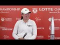 Hawaii native Allisen Corpuz joins us live in the media center ahead of the 2025 Lotte Championship