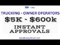 Trucking Business Line of Credit: Owner Operator / Fleet - Safety Net - BankBreezyDirect.com
