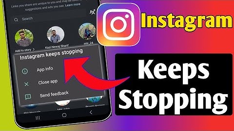 How to Fix Instagram Keeps stopping problem  (Update 2025) | Instagram crash problem Solved