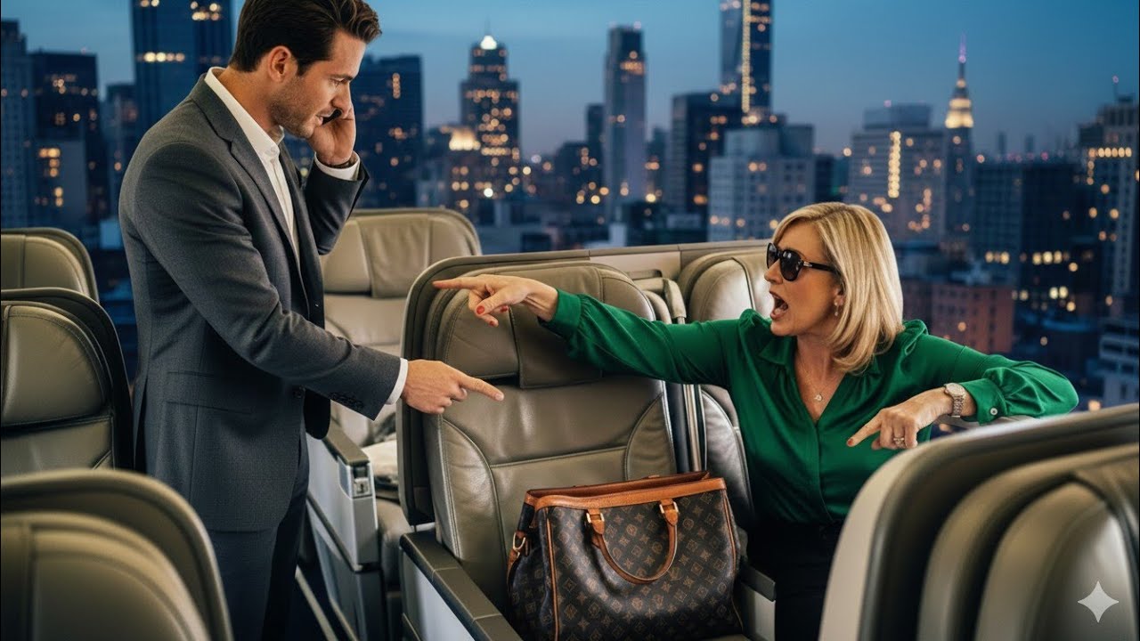 Entitled Karen Blocked My Seat for Her Designer Bag — First Class Didn’t End Well