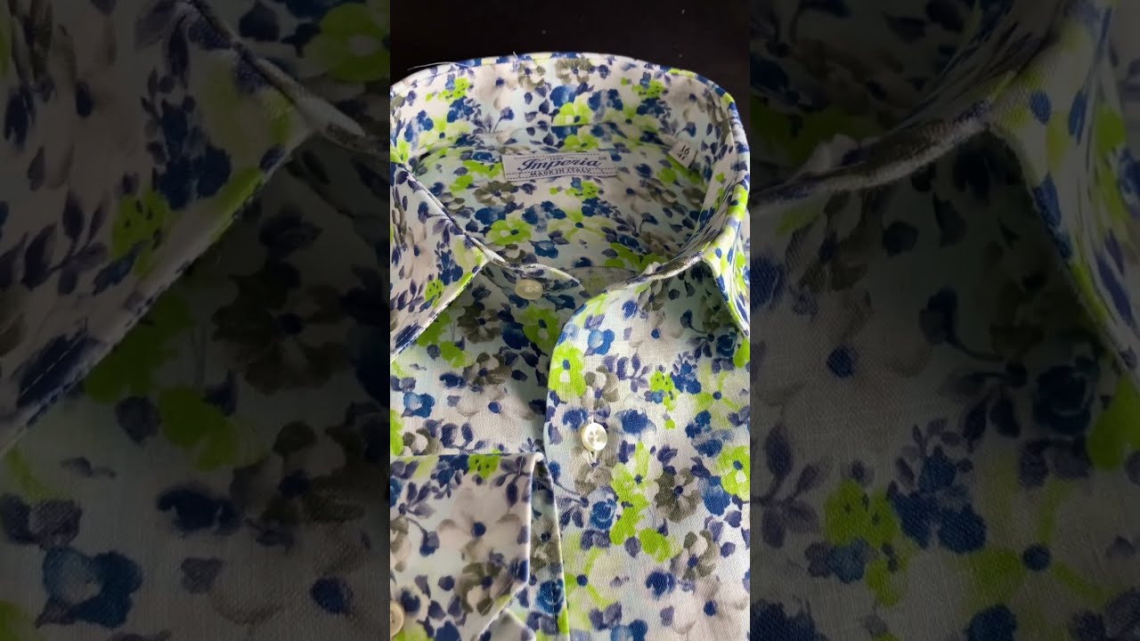 Camicie puro lino da uomo fantasia marina e a fiori - Camiceria Smeralda a Camerano
