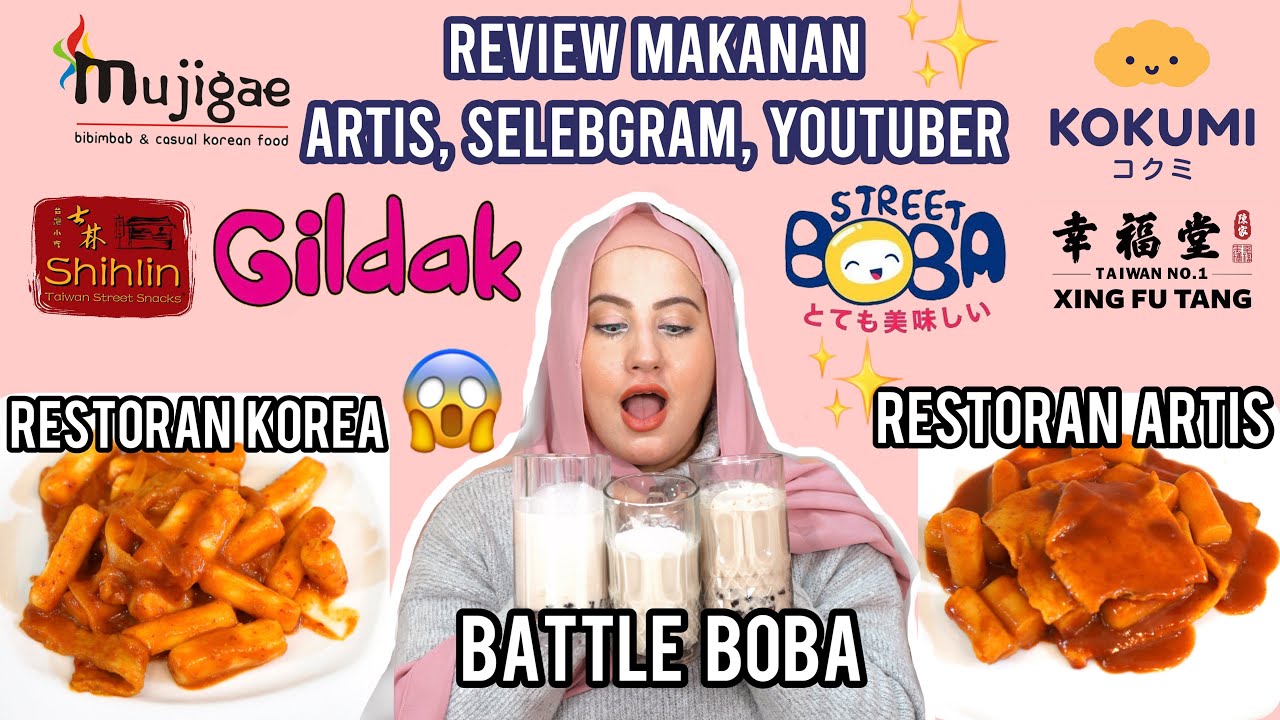 TASYI MUKBANG + REVIEW Restoran ARTIS, YOUTUBER, SELEBGRAM ! Battle