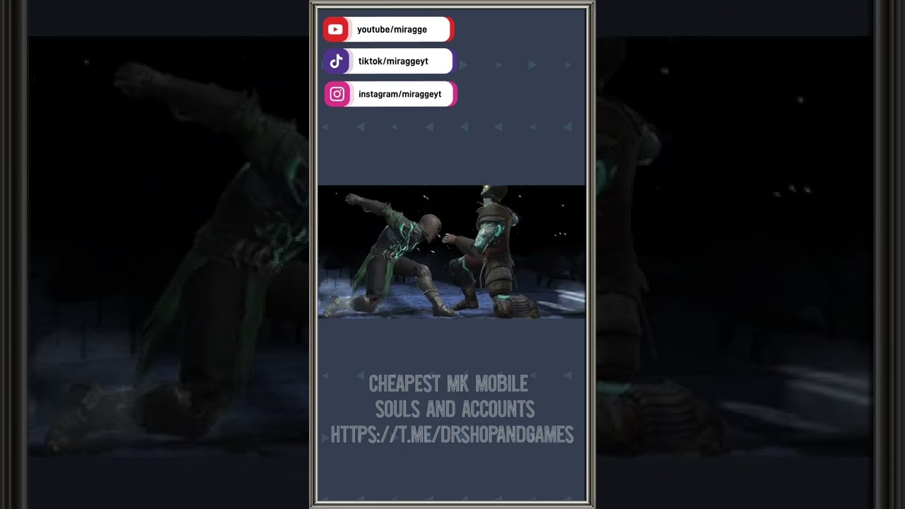 Lizard Noob Saibot Performs Johnny Cage's X-Ray | MK Mobile Fun