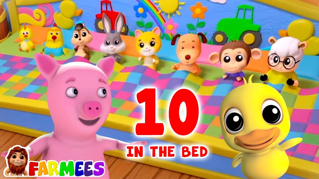Ten In The Bed | Nursery Rhymes and Kids Song | Songs for Children ...