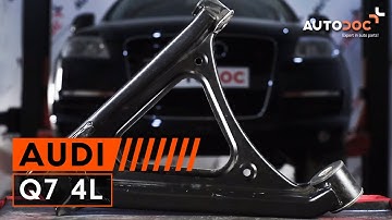 How to change rear lower control arm Audi Q7 4L TUTORIAL | AUTODOC