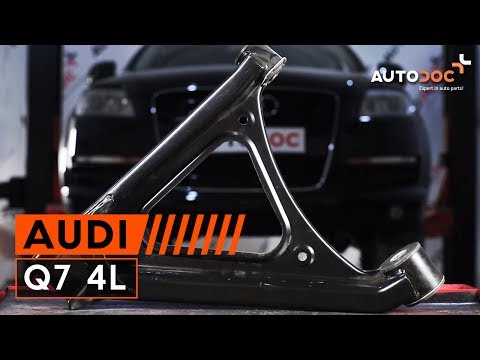 How to change rear lower control arm Audi Q7 4L TUTORIAL