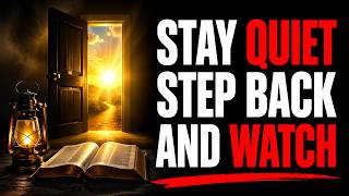 God Is Saying, Keep Your Mouth Shut Im Handling It Step Back And Watch This Happen