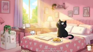 Cute Cat Lofi 🐱 Morning Vibes – Relaxing Beats for Study, Work & Chill | Cozy Pink Room screenshot 4