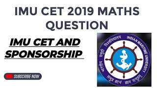 Imu Cet 2019 Question Imu Cet Paradise Sponsorship