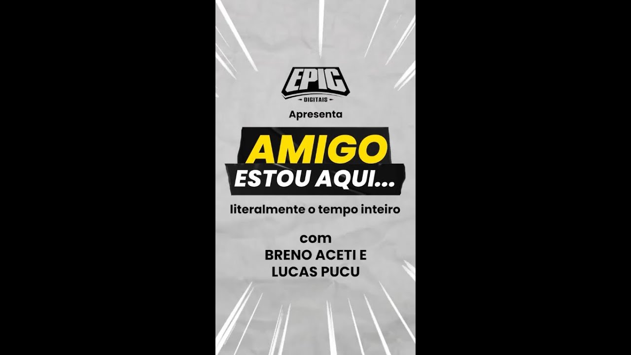 Amigo estou aqui... Literalmente O TEMPO INTEIRO | com Breno Aceti e Lucas Pucu