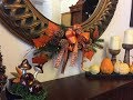 Autumn Centerpiece and Lantern Swag DiY