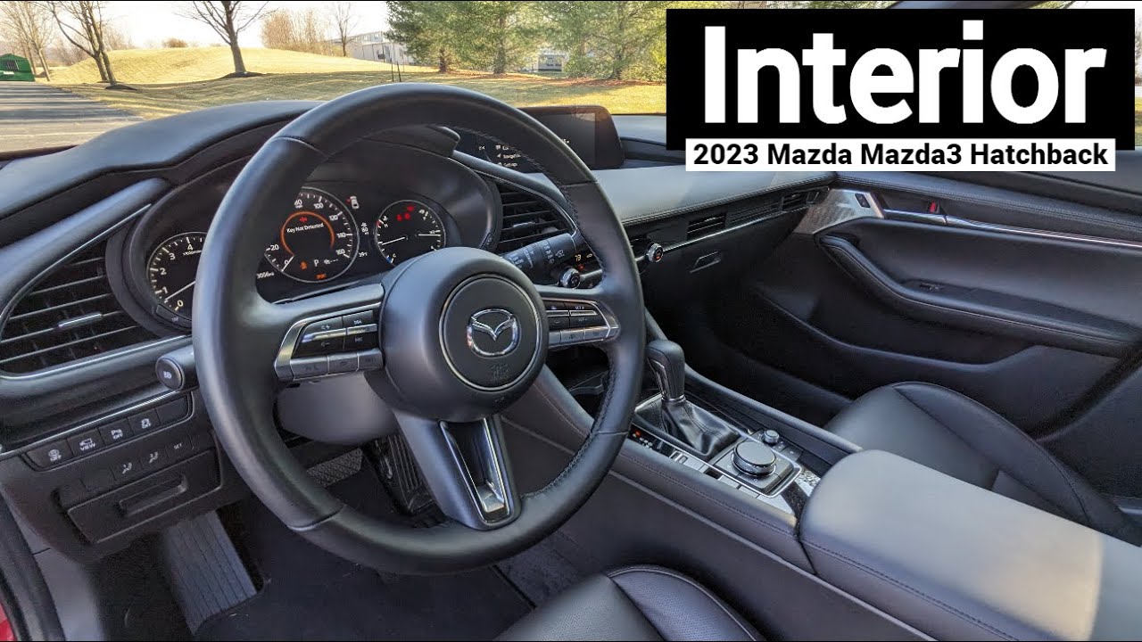 Peek Inside the 2023 Mazda3, Tailored Interior, Sleek Exterior