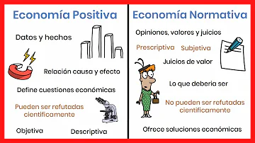 ¿Cuándo es economía positiva y normativa?