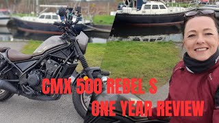 Honda CMX 500 Rebel S 1 year ownership review