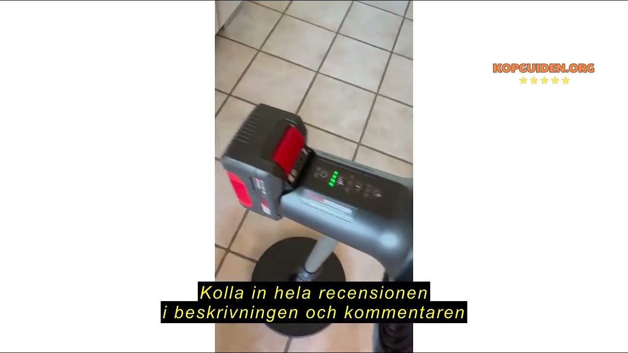Produktrecension av Einhell sladdlös fläkt GE-CF 18/320 P Li-Solo Power X-Change (18 V, stående fläk