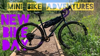 New Bike Day - Chubby Tires On a drop bar bike. Mini Bike Adventuress